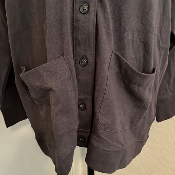 Madewell Gray Button Closure Cardigan Sweater Academia  Contemporary Work Office - Picture 7 of 9